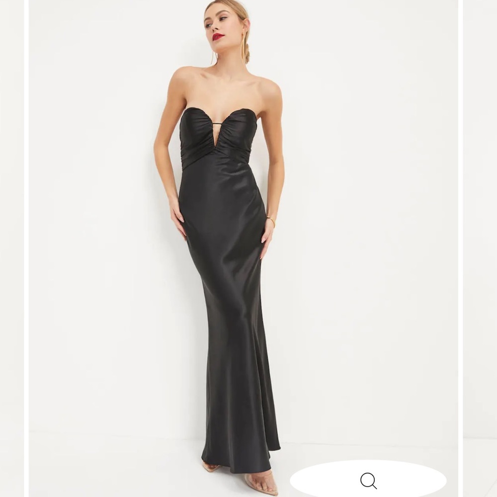 Black maxi dress